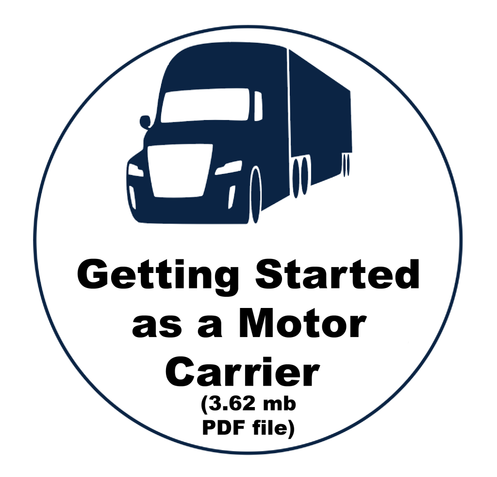 Link to Getting Started as a Motor Carrier 