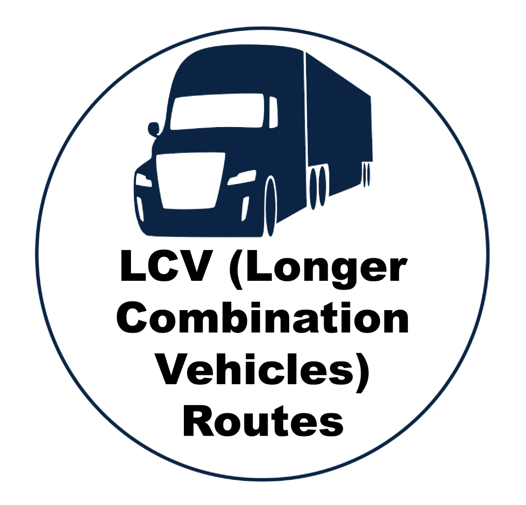 Link to LCV (Longer Combination Vehicles) Routes Map