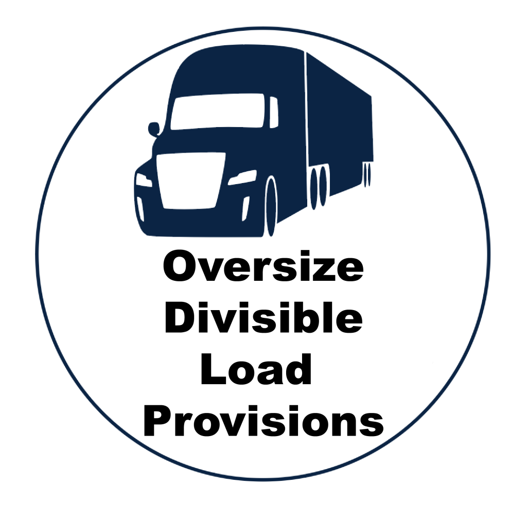 Link to Oversize Divisible Load Provisions
